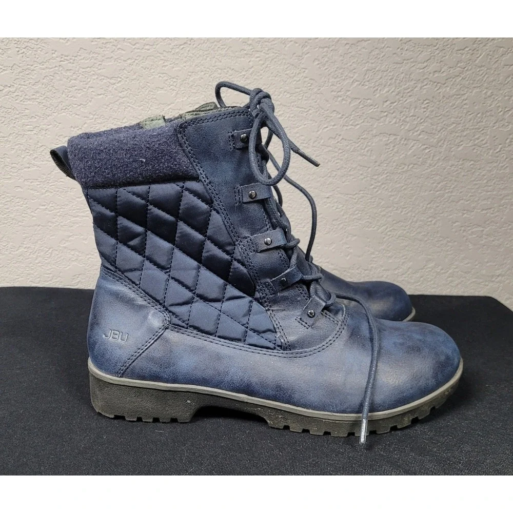 JBU by Jambu Summit Waterproof Boot Navy Blue #B2SMT73 Women's 9M